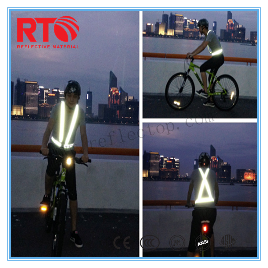 Silver Reflective Fabric For Safety Vest