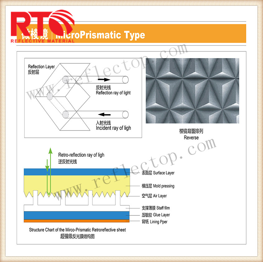 Metallized reflective tape for vehicle