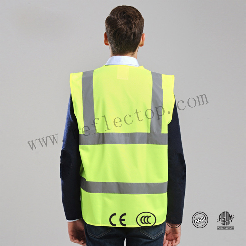 Hi vis safety vest for running