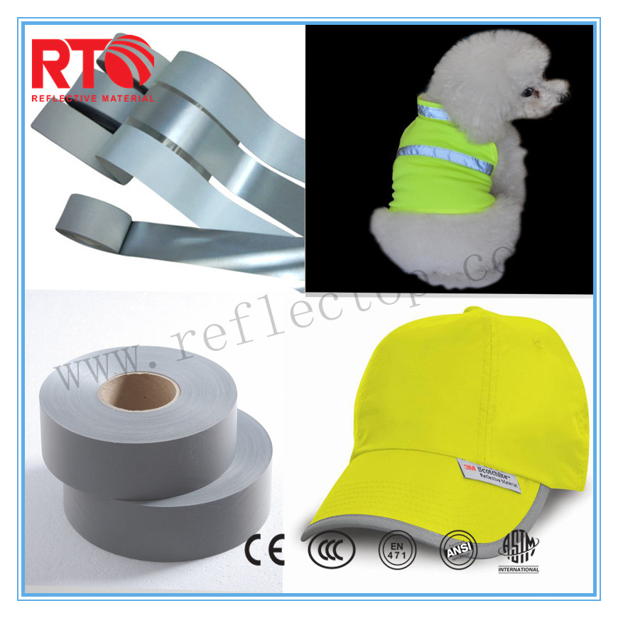 High Visibility Reflective Fabric For safety vest