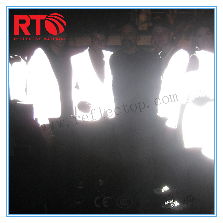 Silver Visibility Reflective Fabric For Jacket