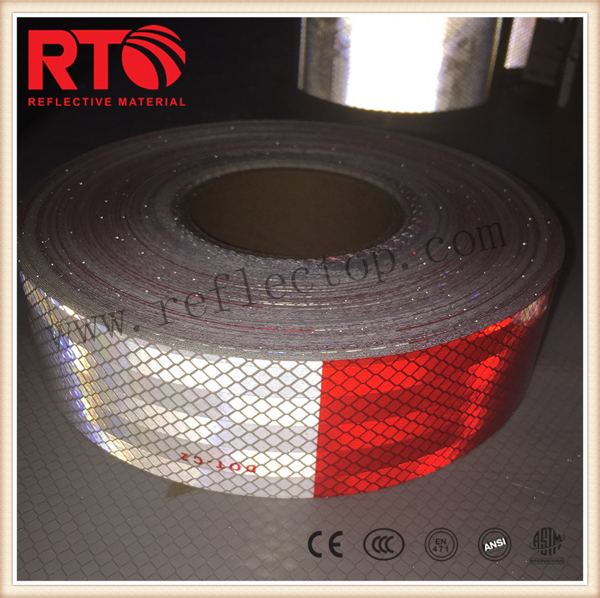 Warning reflective tape for truck